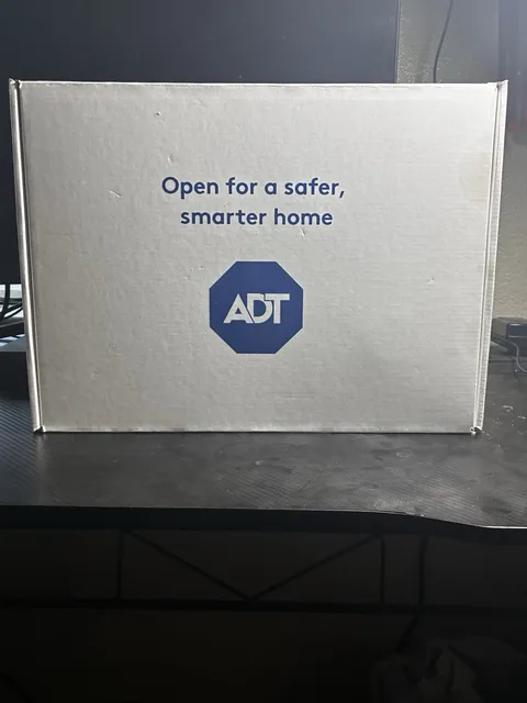ADT Smart Home Security System 5-Piece Kit Base Station & Sensors (No Doorbell)