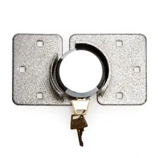 XTrade Heavy Duty Van Lock And Hasp Set Circular Barrel 2 Keys L2200023