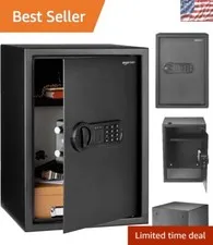 Secure Multifunctional Safe: 1.8 Cubic Feet Electronic Lock & Heavy Duty Steel