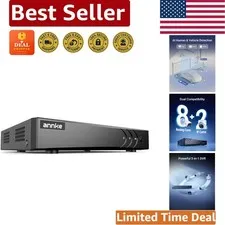 8 Channel CCTV DVR with H.265+ Format & AI Detection for Secure Monitoring