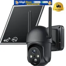 Advanced 4G LTE Outdoor Camera - Capture Every Moment with 24/7 Video Recording