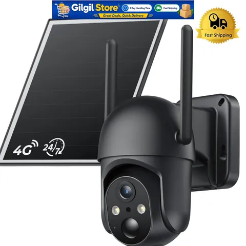 Advanced 4G LTE Outdoor Camera - Capture Every Moment with 24/7 Video Recording