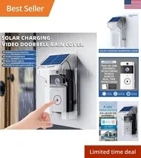 HD Wireless WIFI Doorbell Camera With Solar Charging Waterproof Night Vision