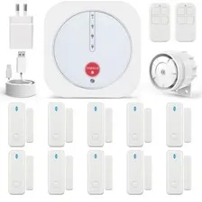 Door Alarms for Kids Safety, Alarm System for Home Security with APP, Wireles
