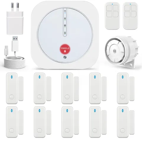 Door Alarms for Kids Safety, Alarm System for Home Security with APP, Wireles