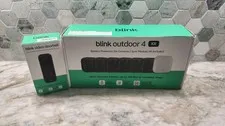 Blink Security 6 Camera Set Outdoor 4 XR with Sync Module HD Wireless Doorbell