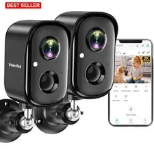 Security Cameras Wireless Outdoor 2K Video Night Vision Two-Way Ai Motion