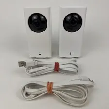 Lot of 2 Wyze Cam Pan V1 1080p Pan/Tilt/Zoom Wi-Fi Camera Night Vision WYZECP1