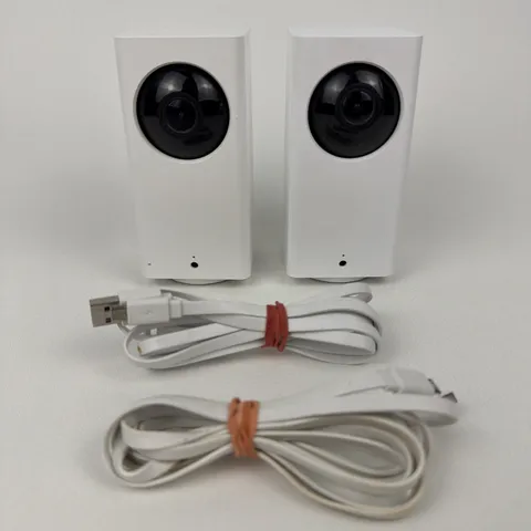 Lot of 2 Wyze Cam Pan V1 1080p Pan/Tilt/Zoom Wi-Fi Camera Night Vision WYZECP1