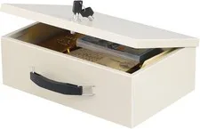 Fire Resistant Safe Fire Safe Box W/ Key Lock Home Office Security Storage