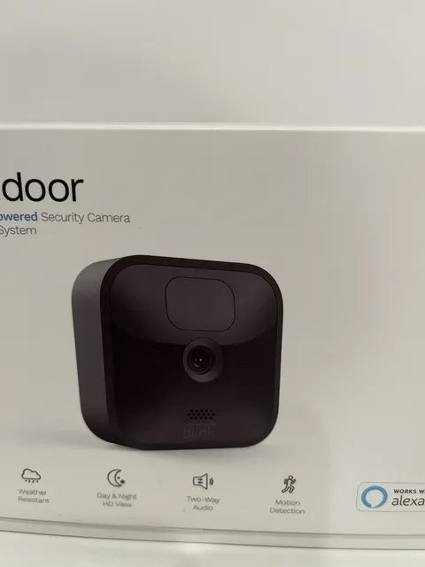 (New) Blink Outdoor Camera Battery Powered Security - 1 Camera System
