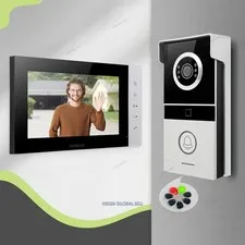 HOMSECUR Video Door Entry System With 1 Intercom Master Unit & 1 Outdoor Camera