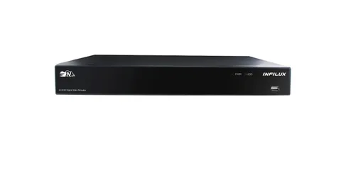 Infilux 16 Channel NVR,Optional 2 SATA HDDs,8 PoE Ports,5MP 4 Megapixel