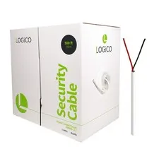 Best 500ft 18/2 Unshielded CCA Security Alarm Control Wire Stranded PVC White
