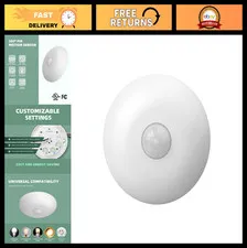 Slim Design 360° PIR Ceiling Motion Sensor Switch - Hard-Wired Occupancy Light S