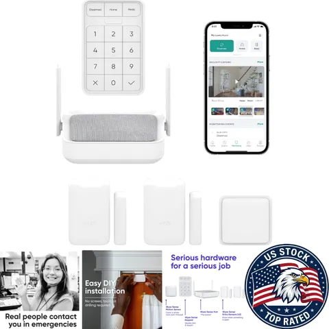 DIY Home Security System - Keypad, Sensors & 24/7 Monitoring for Ultimate Safety