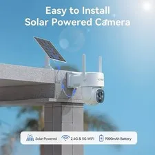 (XN1) Solar Smart WIFI Camera Single 2K Solar Security One Camera Only