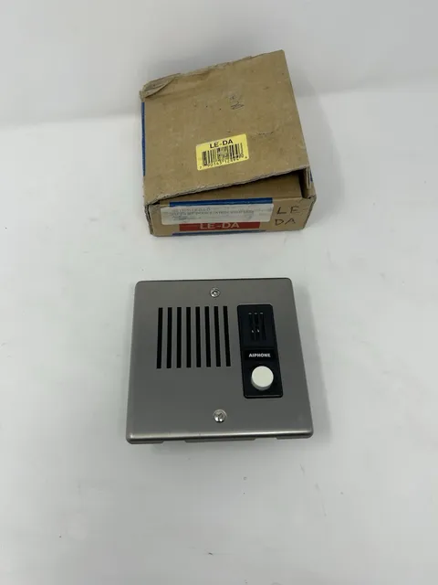Aiphone LE-DA LEF Series Audio Only IntCOM, Flush Mount Door Station Stainless