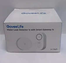 GoveeLife Upgraded Smart Water Leak Detector 1s with 1804 ft Ultra-Long Range, W