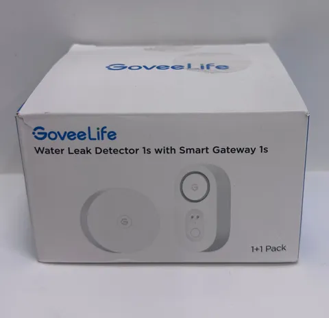 GoveeLife Upgraded Smart Water Leak Detector 1s with 1804 ft Ultra-Long Range, W