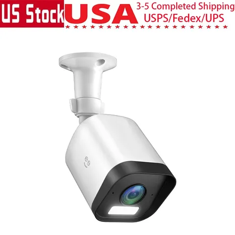 Hawk 3 4MP Outdoor Security Camera,2K WiFi,IP65,Night Vision,2‑Way Audio