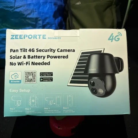 Solar Security Camera Wireless Outdoor, 2K Pan/Tilt 360° View Sl