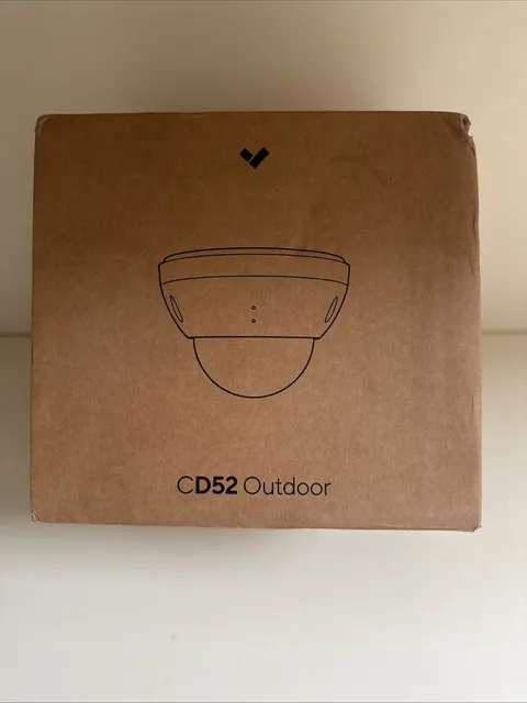 Verkada CD52-256E-HW Outdoor Dome Camera, Zoom Lens, NOB