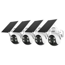 Defender Outdoor 4 Camera Solar Pan Tilt Micro SD (not included) FreeShipping