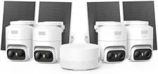 Eufy Security Eufycam C37 4-Cam Kit, 360° Pan and Tilt Auto Tracking, Security C