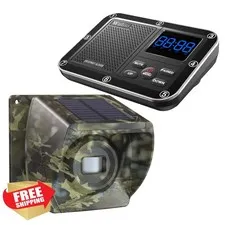 Wuloo Solar Driveway Alarm 1800ft Range Outdoor Camouflage