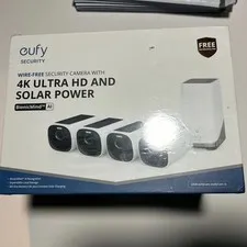 Eufy Security S330 EufyCam 3 4K 4x Wireless Outdoor Solar Camera  + HomeBase