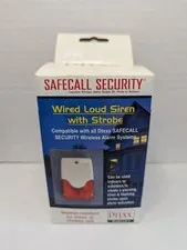 DTEXX LS1 Wired Loud Siren with Strobe compatible with Dtexx SAFECALL SECURITY