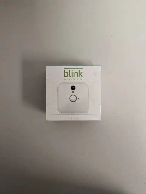 Blink HD Video Wireless Security Camera White 1st Gen - Open Box