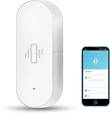 Smart Vibration Sensor: Wireless Glass Break Detector, Wifi Door Sensor