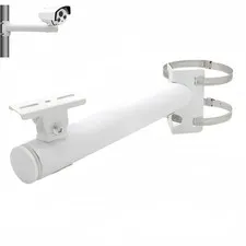 Surveillance Security Camera Mount Bracket CCTV Galvanized Tube Corner Stand