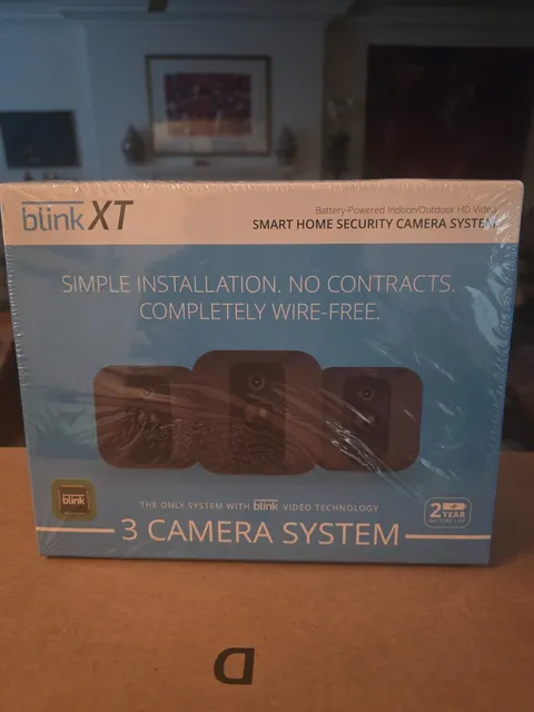 NEW SEALED Blink XT 3 Camera Wireless HD Home Security System Indoor/Outdoor 108