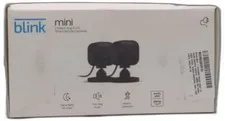 Blink Mini - Compact indoor plug-in smart security camera, 1080p HD video, night