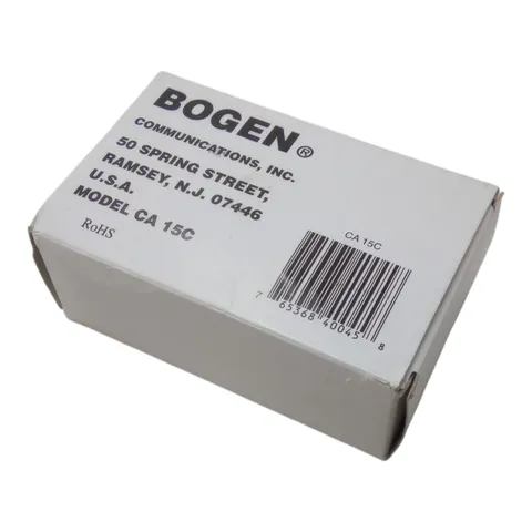 BOGEN COMMUNICATION CA-15C CALL BUTTON SWITCH IN WALL WITH CHROME PLATE NEW