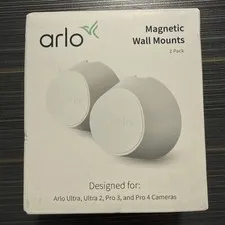 Arlo Magnetic Wall Mounts Set of 2 for Ultra, Ultra 2 Pro 3 & Pro 4 New Sealed