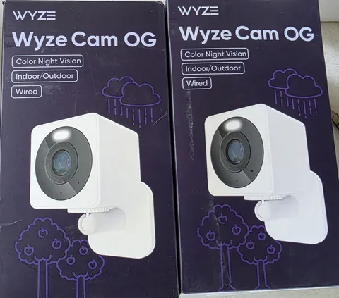 NEW Wyze Cam OG Wired 1080p HD SmartHome Security Camera with Built-In Spotlight