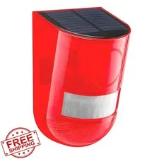 Comboss Solar Siren Alarm Light 1 Pack