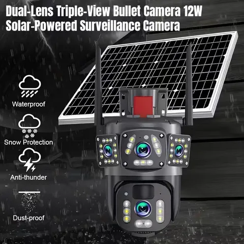 KEPEAK 720/6MP Solar Powered Camera