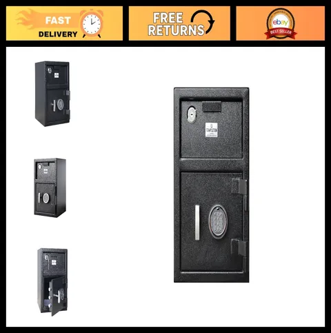 Standard Depository Safe with Electronic Keypad, Key Backup, Deluxe 1.12 CBF