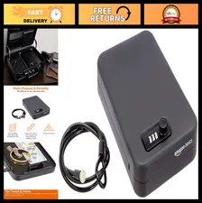 Portable Security Lock Box Safe with Combination Lock for Documents & Valuables