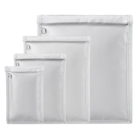 Faraday Bag 4 Pack – Waterproof & Fireproof Signal Blocking Pouch for Laptop,...