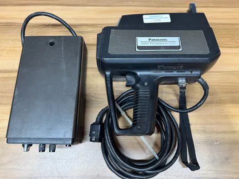 Panasonic WV-3300 Control Unit with Camera Color TV Camera Sold As is