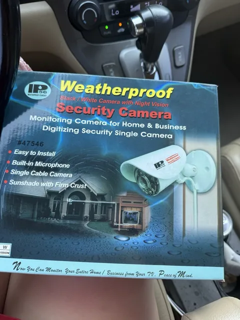 Wired CCTV Security Camera Night Vision Mic Indoor/Outdoor #47546