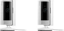 (2-PACK) Ring Indoor Cam (2nd Gen) Plug-In 1080p HD WiFi Security Camera White
