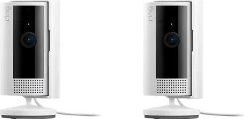 (2-PACK) Ring Indoor Cam (2nd Gen) Plug-In 1080p HD WiFi Security Camera White