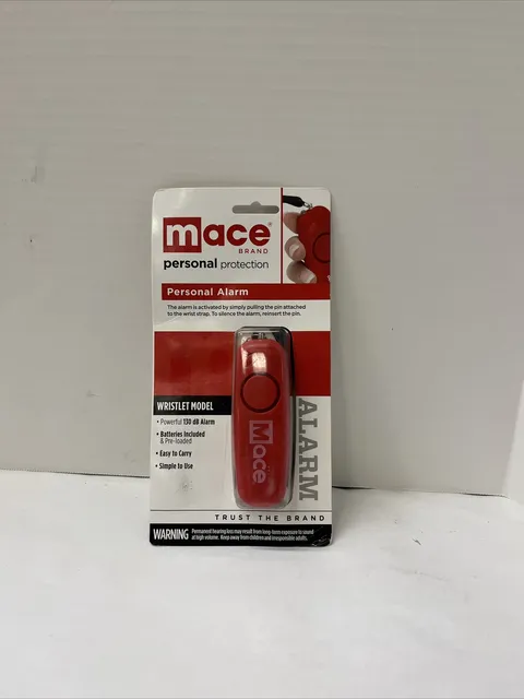 Mace 80460 Personal Alarm Wristlet Red